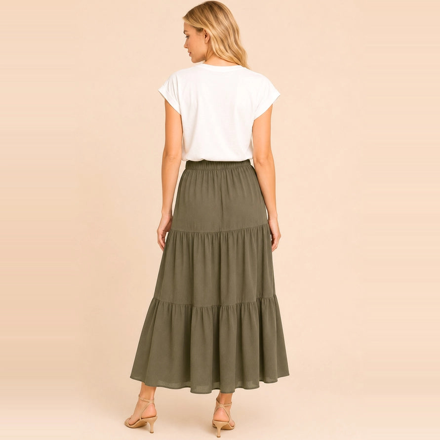 Prairie Tiered Maxi Skirt