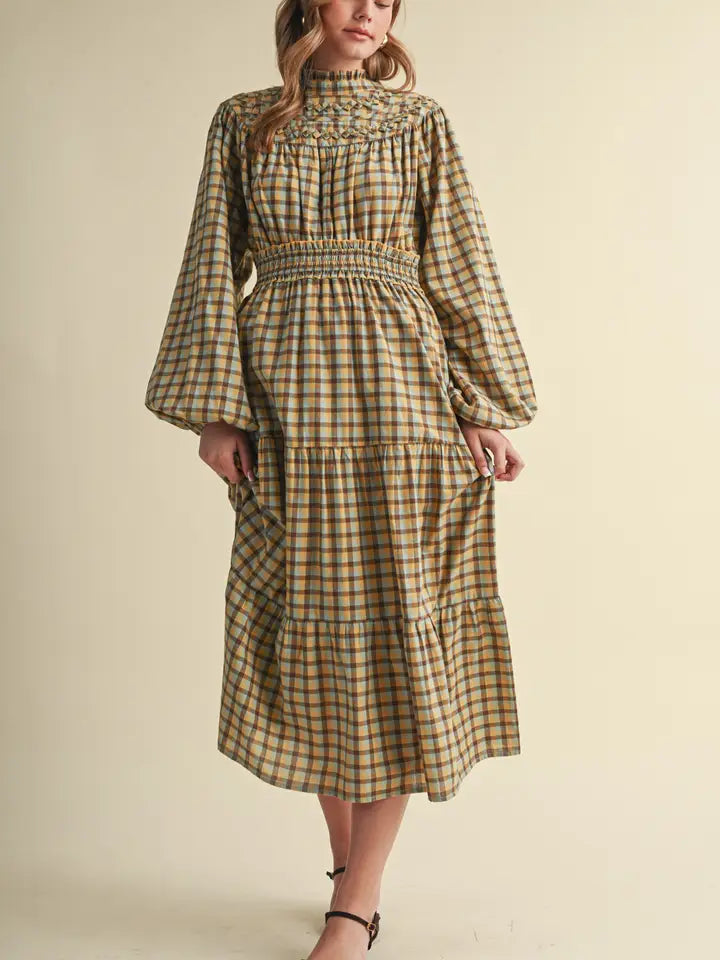 Holiday Plaid Dress