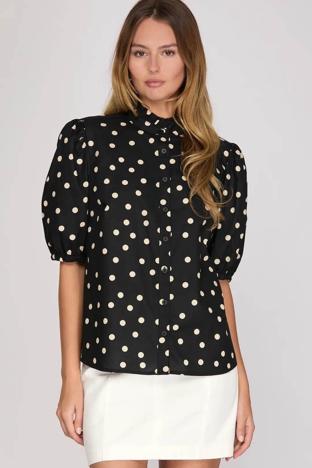 The Dot Darling Blouse