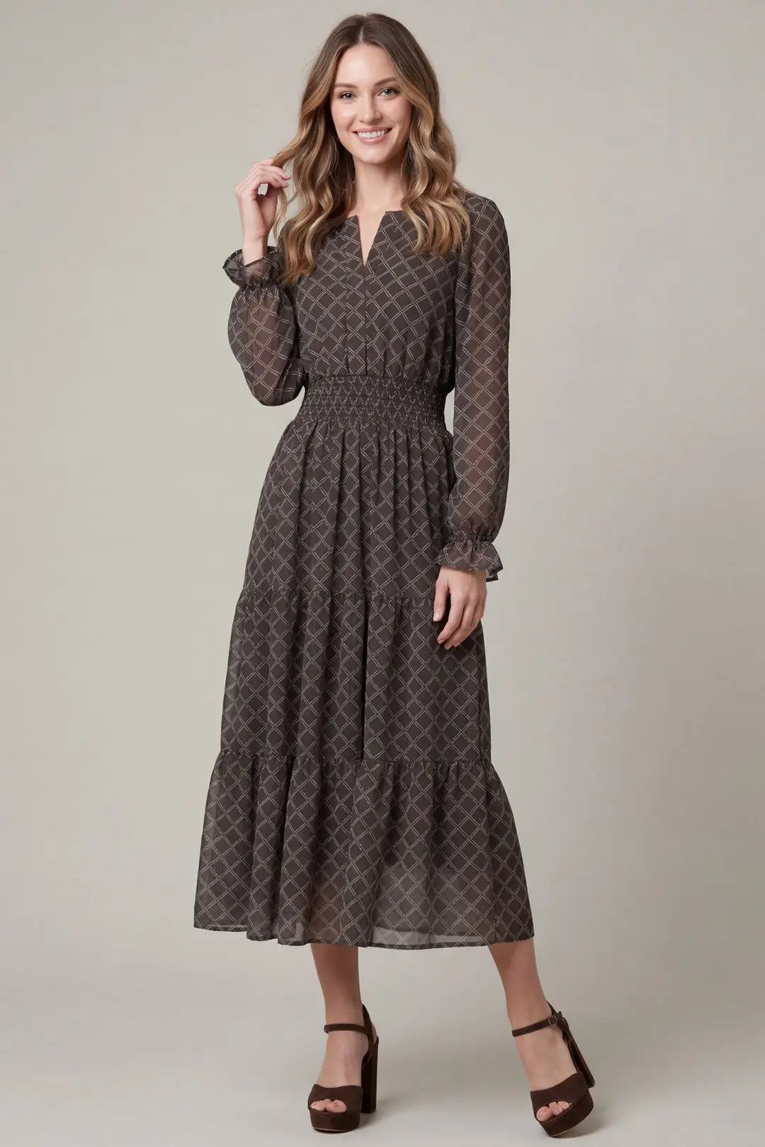 Plaid to Meet You Dress