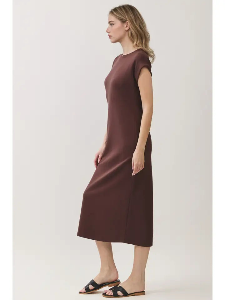 Drop Shoulder Slim Fit Dress