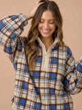 Sherpa Zip Up Pullover