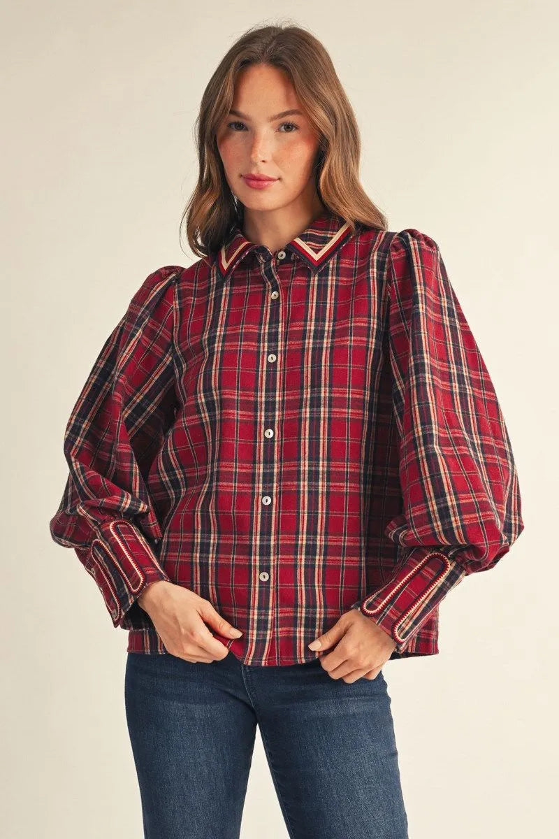 Crimson Days Top