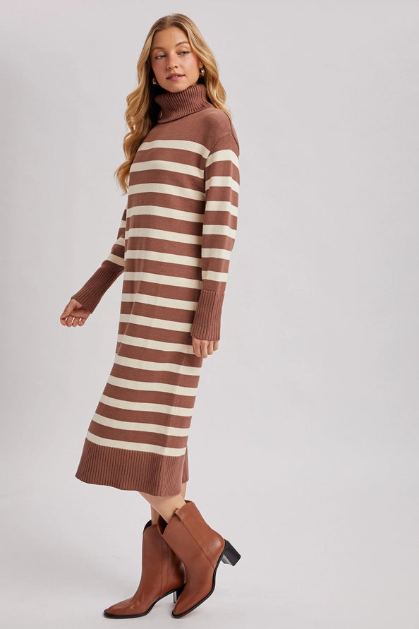 Striped Sweater Dress