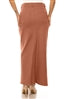 Long Caramel Skirt