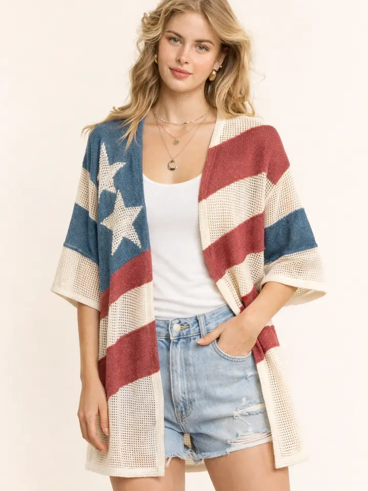 Stars & Stripes Kimono