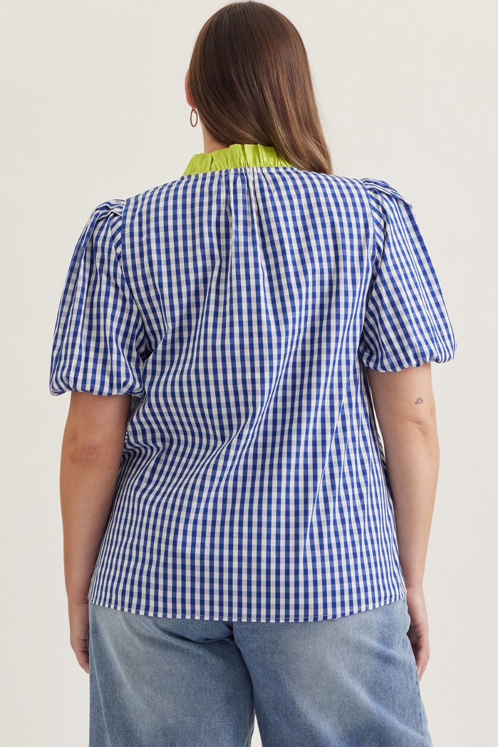 Curvy Citrus Gingham
