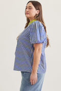 Curvy Citrus Gingham