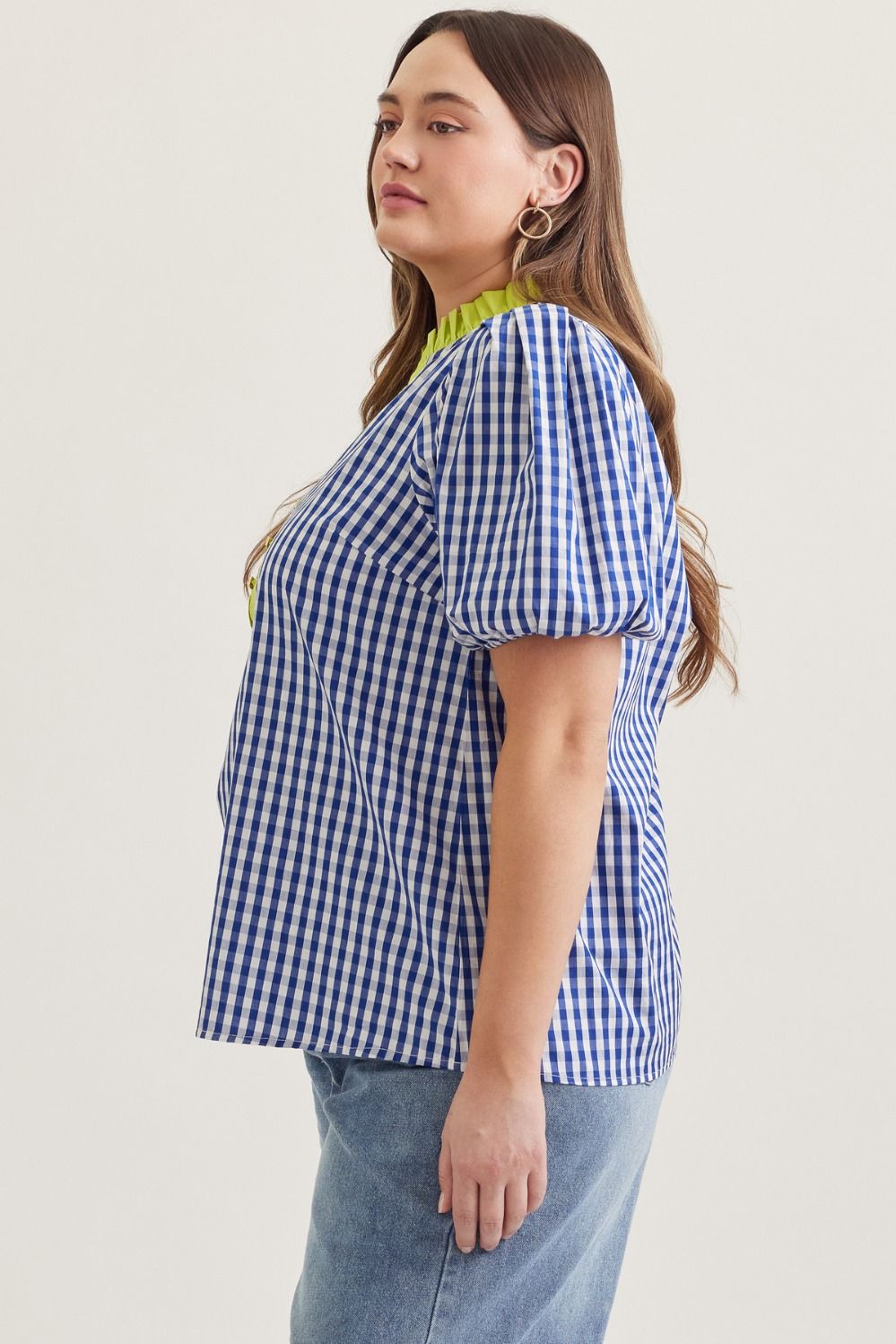 Curvy Citrus Gingham