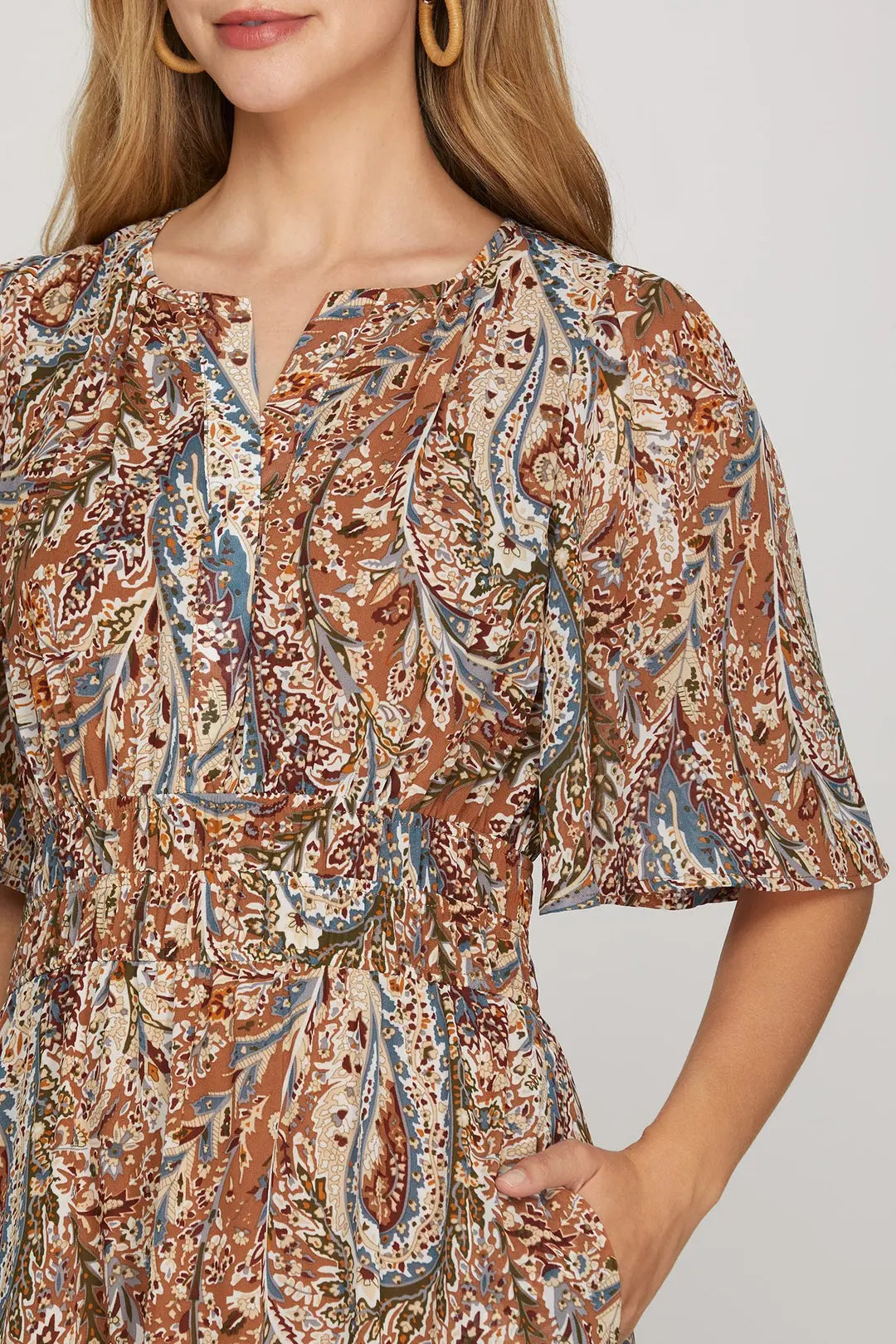 Dusk & Thistle Paisley Dress