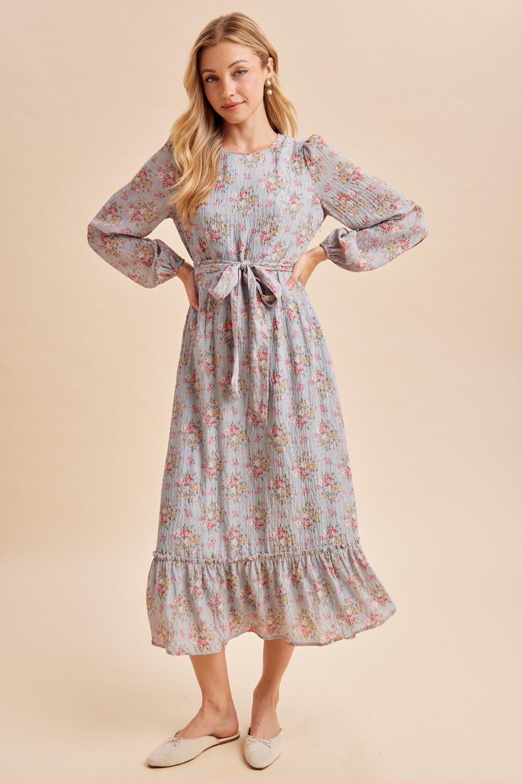 Dainty Floral Maxi Dress