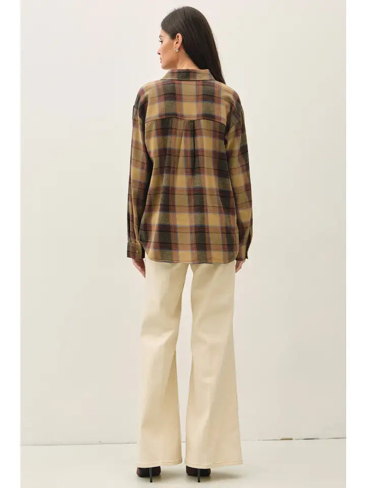 The Fable Plaid Flannel Shirt