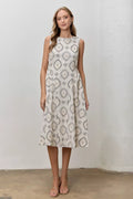 Gemstone Motif Dress