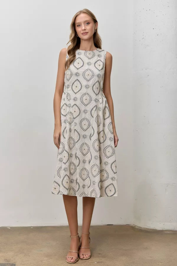 Gemstone Motif Dress