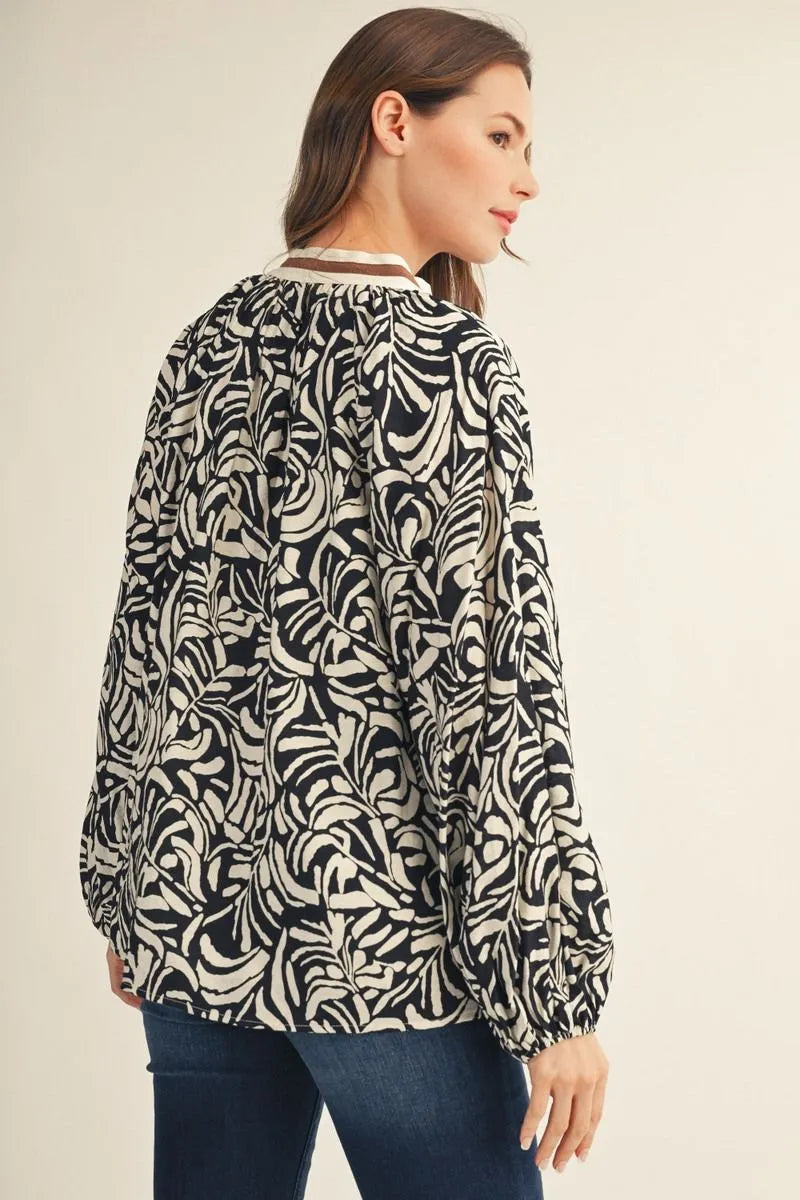 Abstract Leaf Top