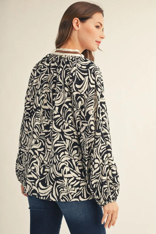 Abstract Leaf Top