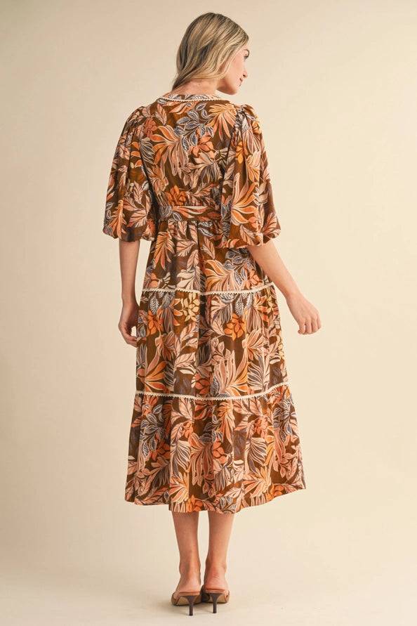 Amber Grove Midi Dress