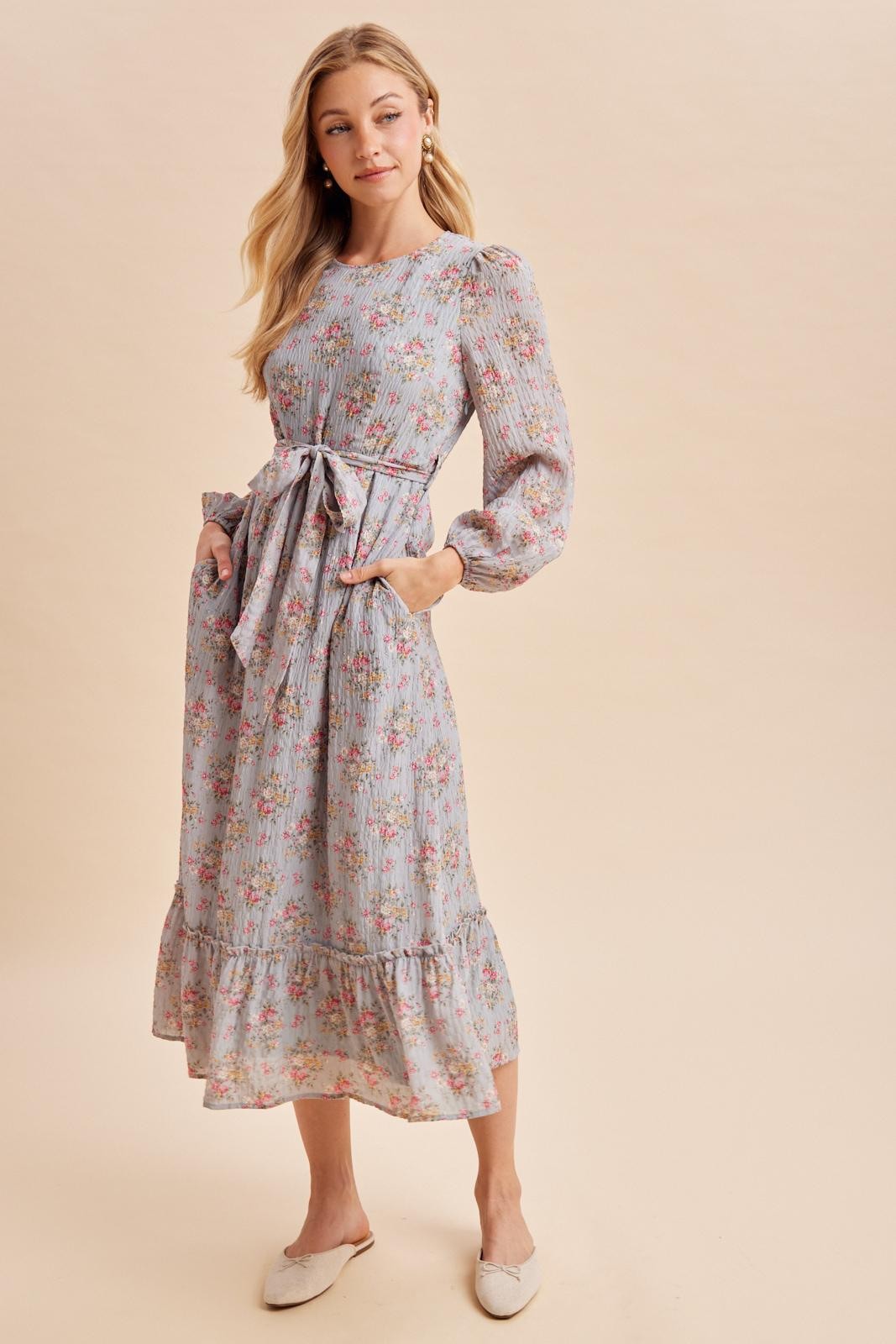 Dainty Floral Maxi Dress