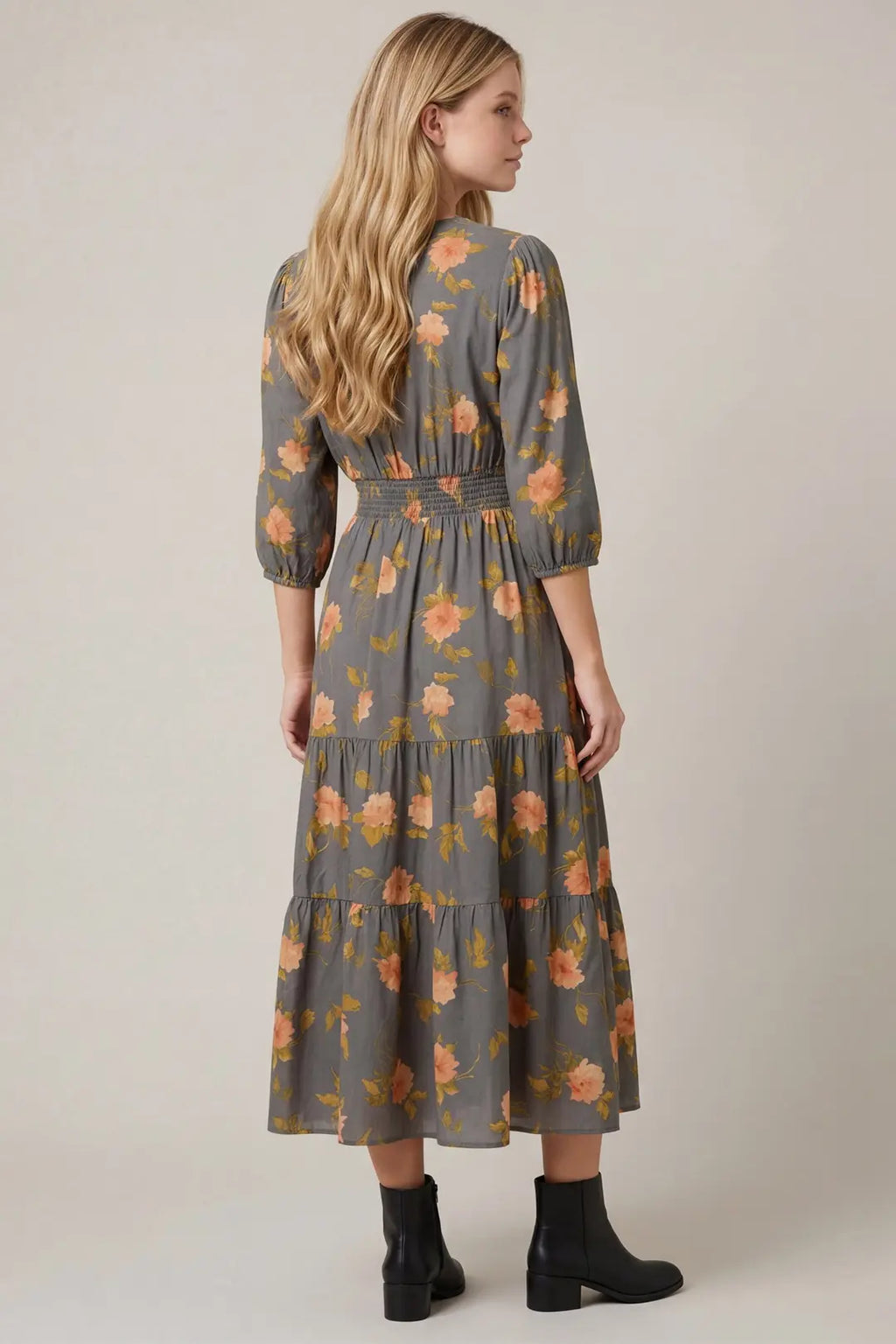 The Elara Floral Dress