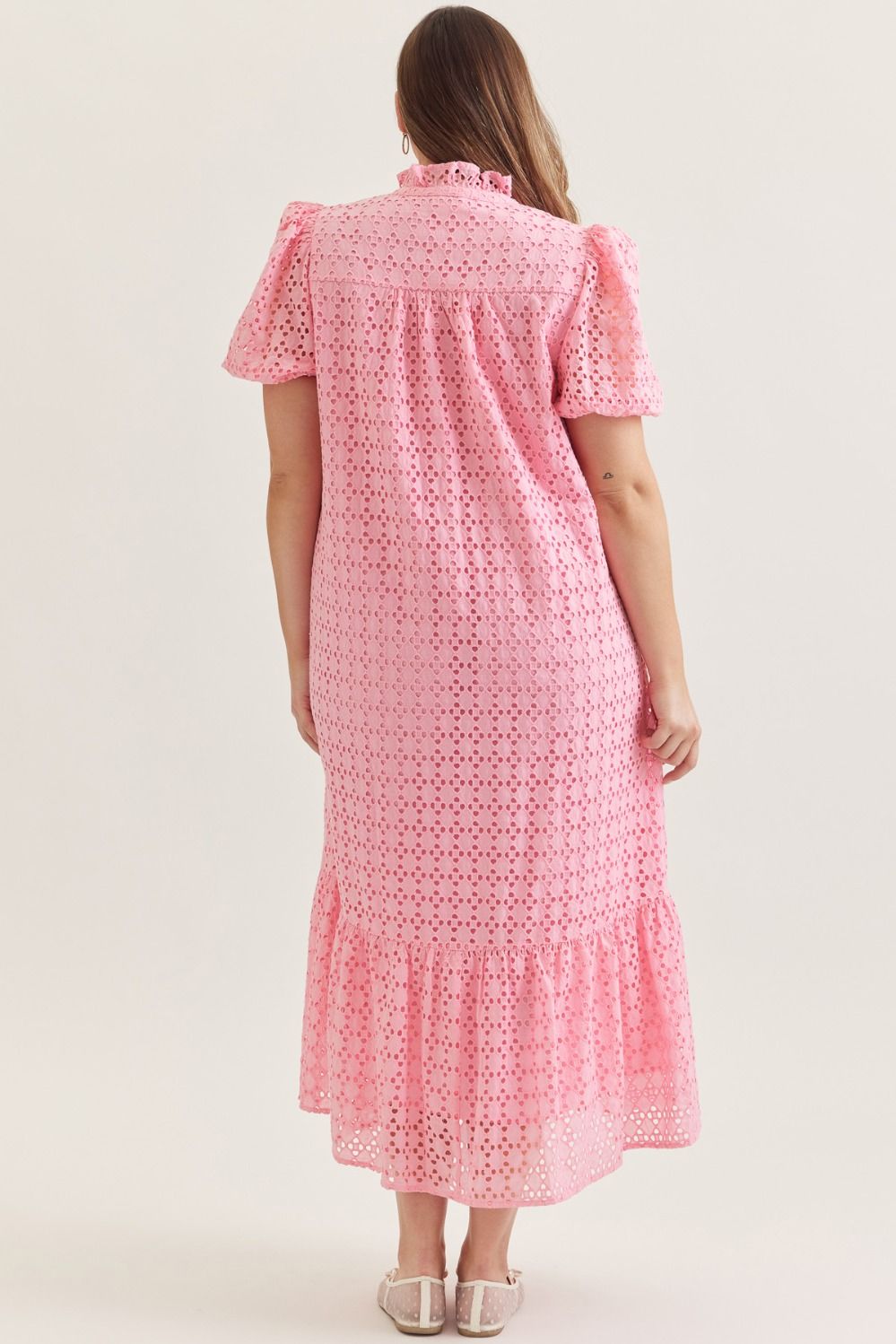 Curvy Eyelet Dress