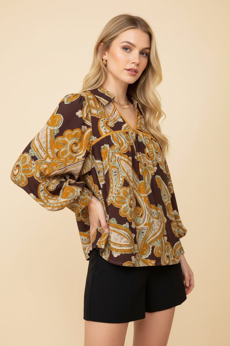 Autumn Elegance Blouse