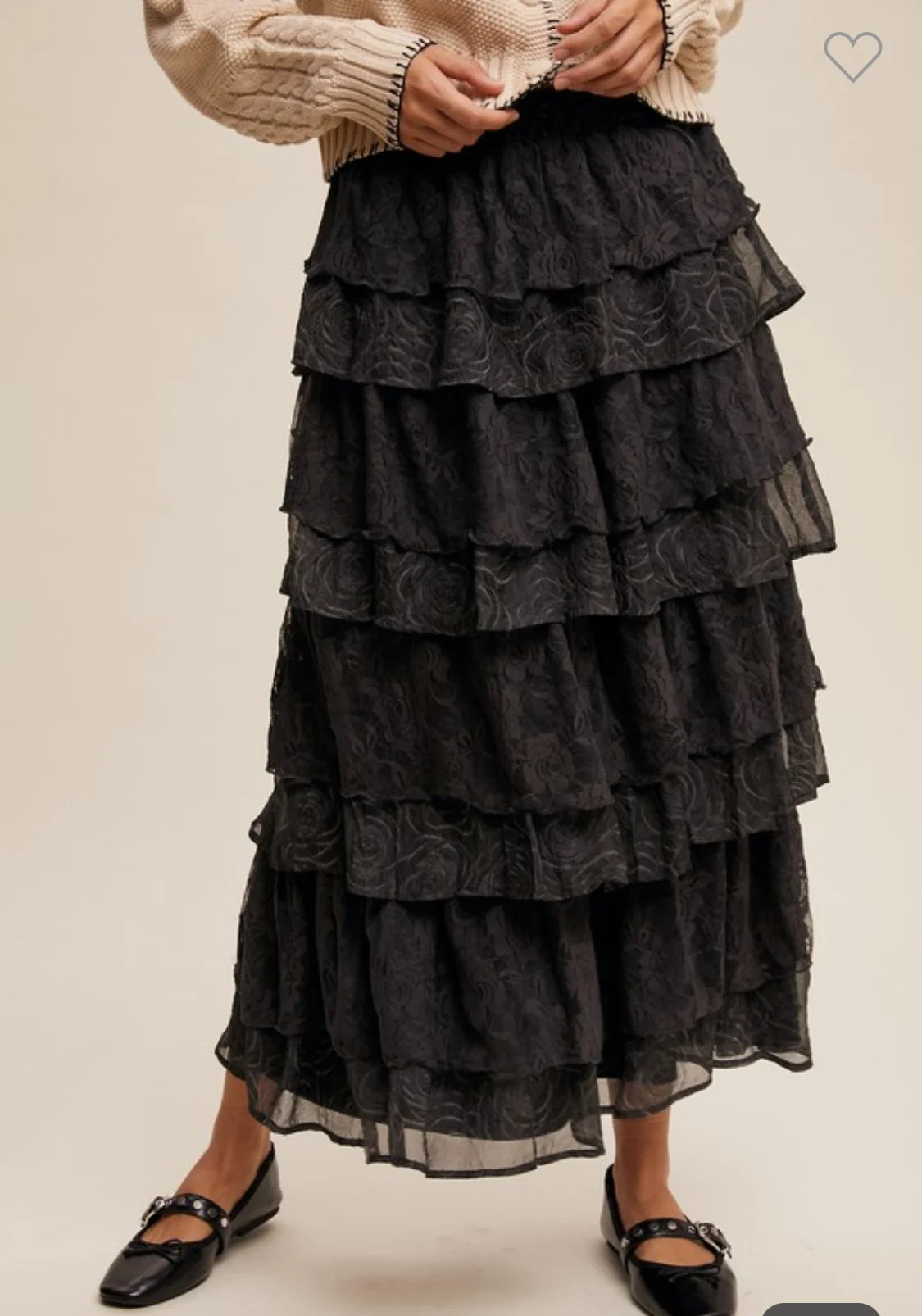 Layered Lace Skirt