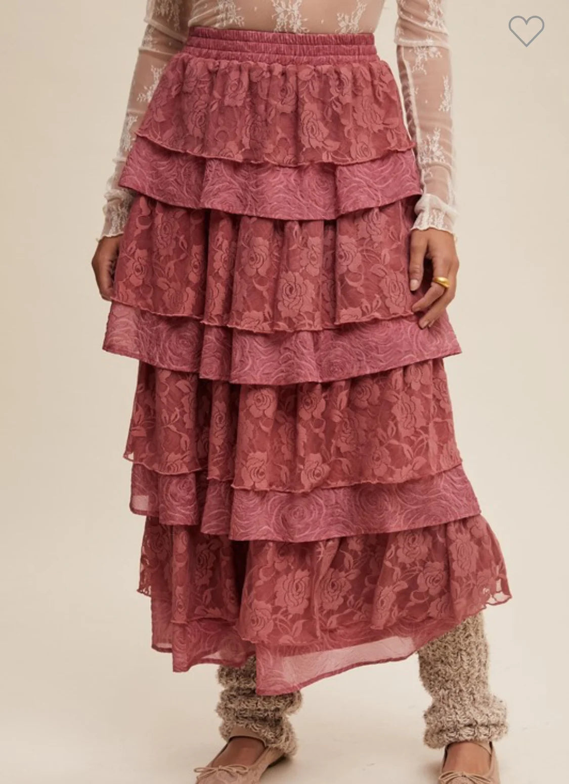 Layered Lace Skirt