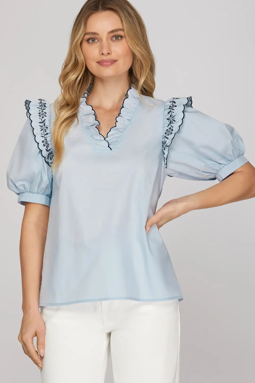 Lacie Embroidered Blouse
