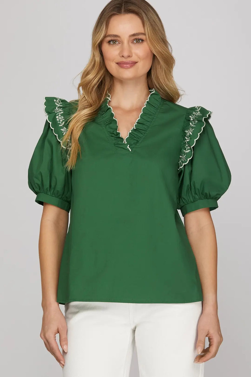 Lacie Embroidered Blouse