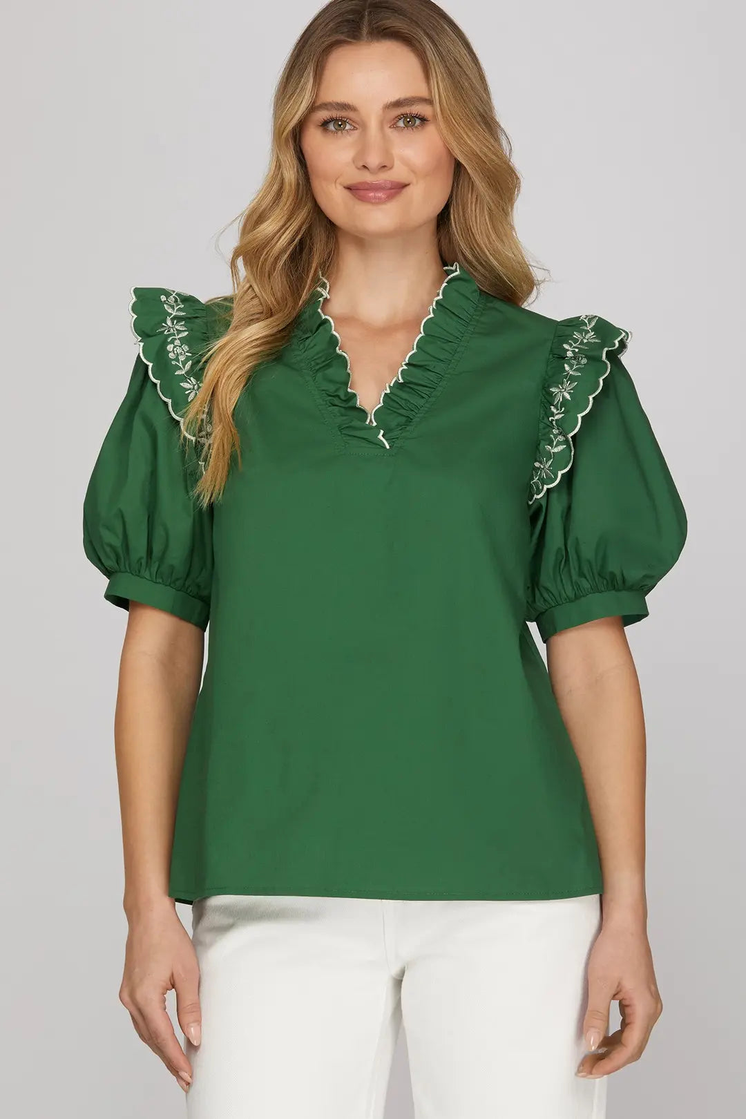 Lacie Embroidered Blouse