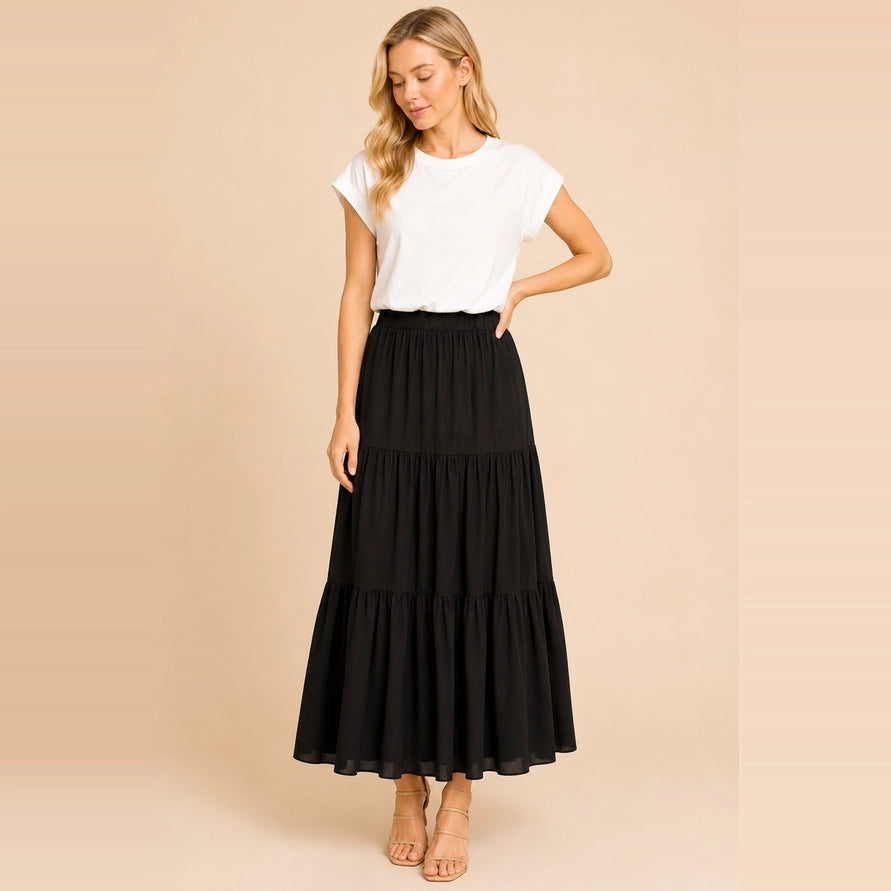 Prairie Tiered Maxi Skirt