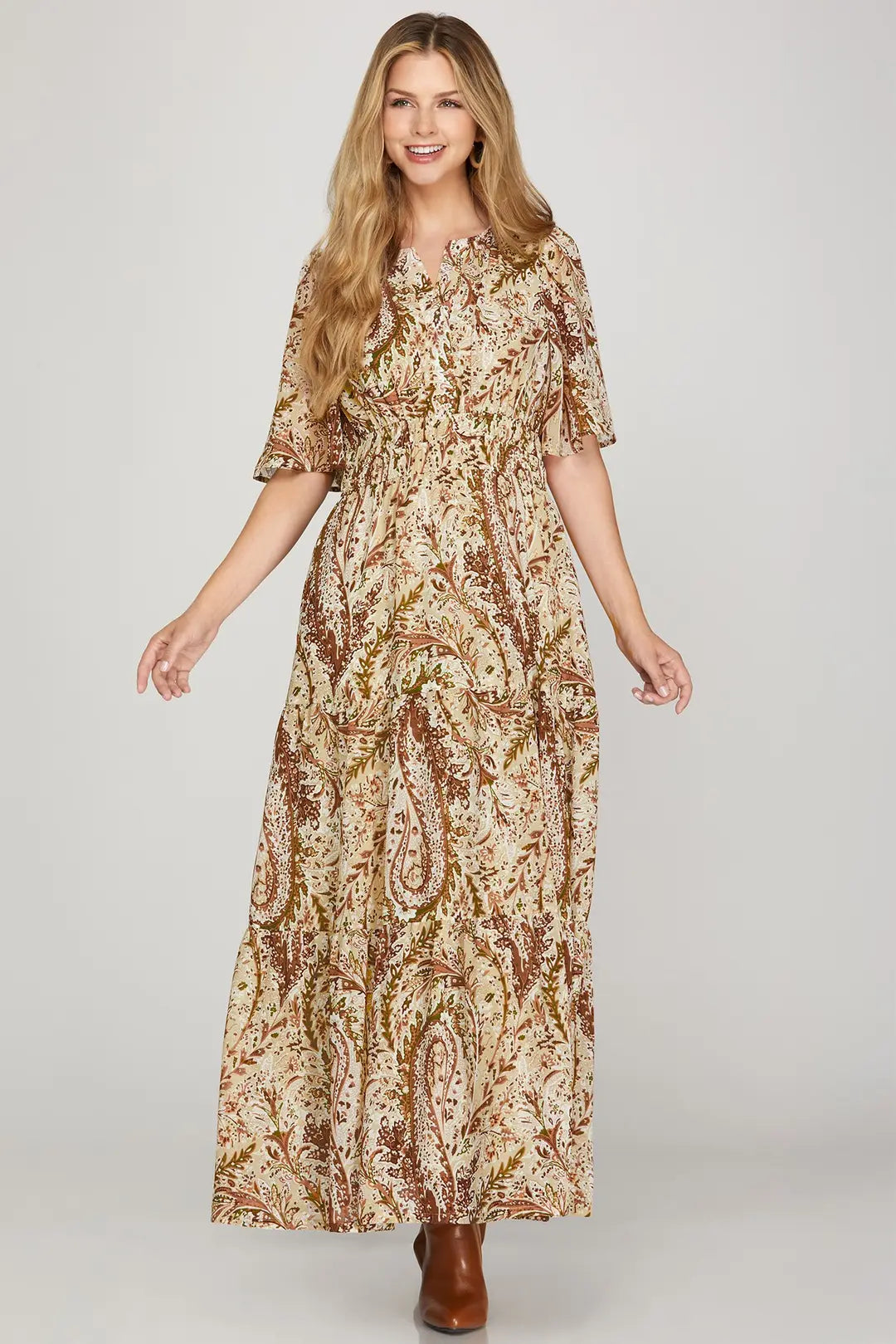 Dusk & Thistle Paisley Dress