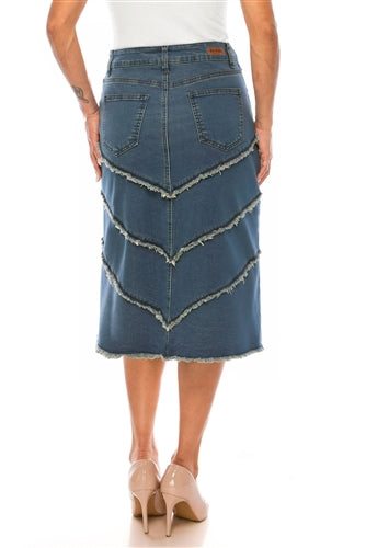 The Margaret Denim Skirt