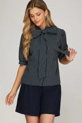 The Midnight Stripe Top