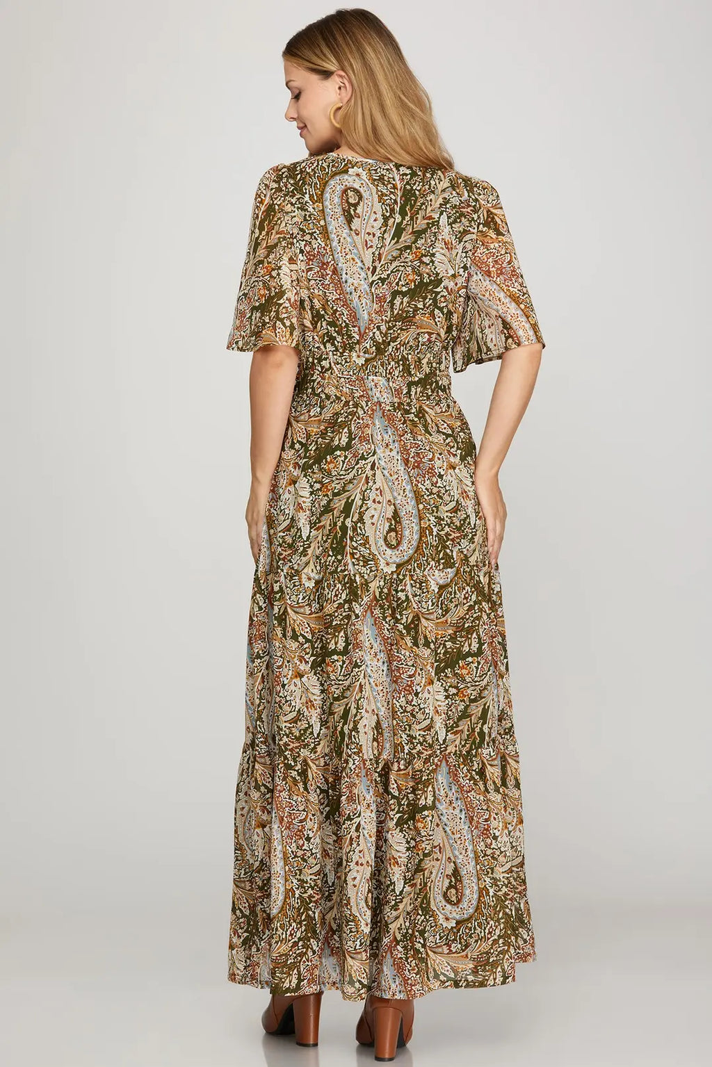 Dusk & Thistle Paisley Dress