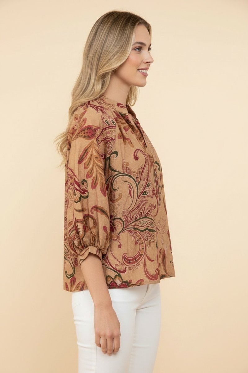 Autumn Paisley Blouse