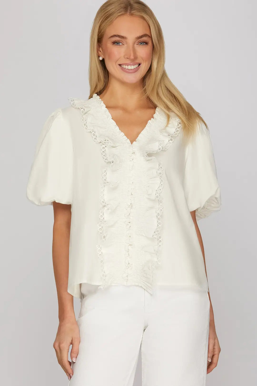Frilly Lace Blouse