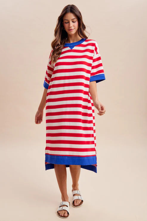 Patriotic Stripe Dress