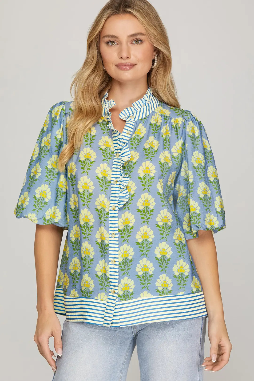 Sunlit Bloom Top