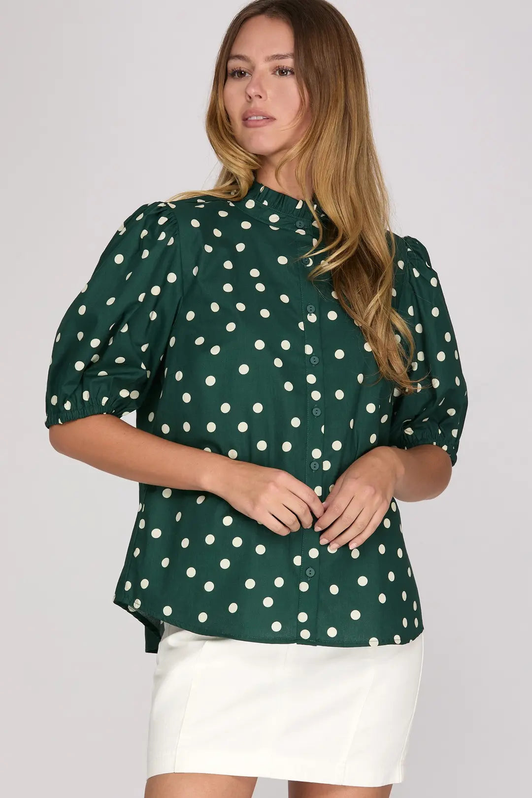 The Dot Darling Blouse