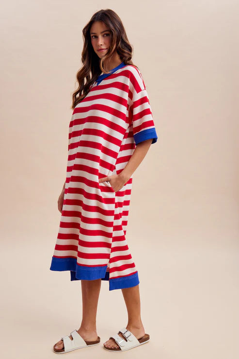Patriotic Stripe Dress